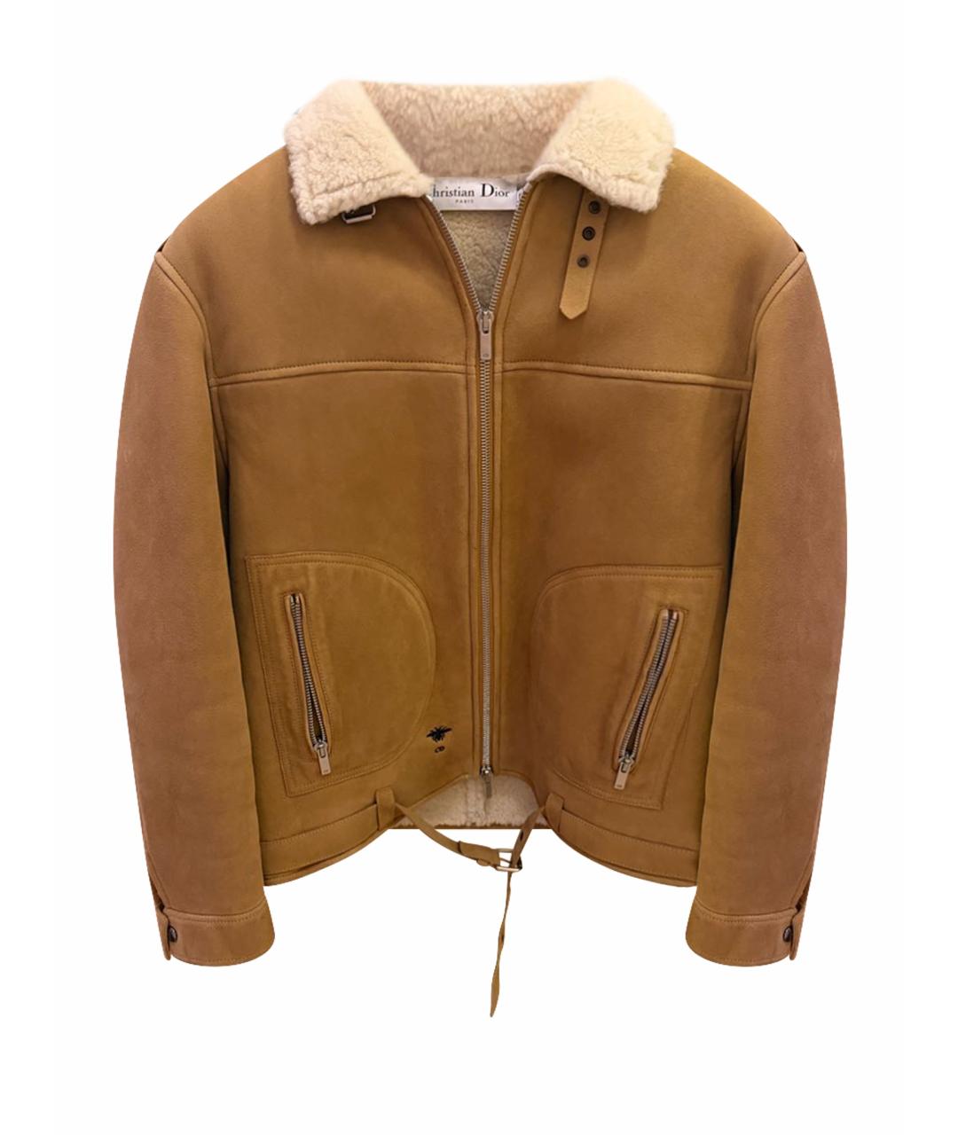 CHRISTIAN DIOR Коричневая дубленка, фото 1