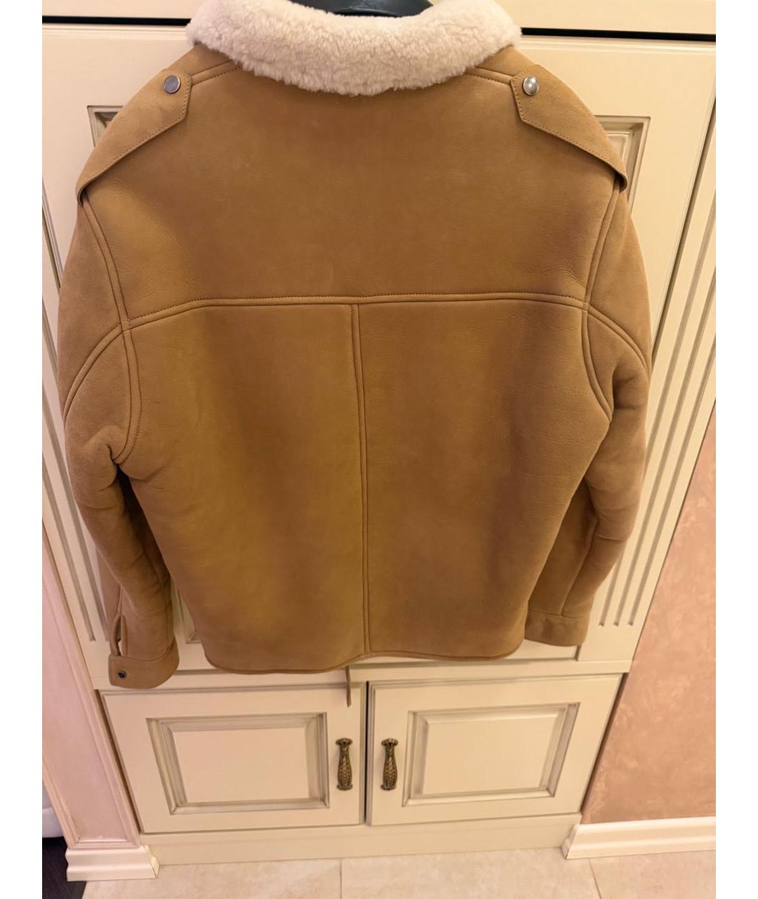 CHRISTIAN DIOR Коричневая дубленка, фото 3