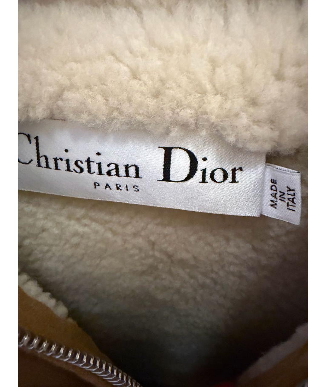 CHRISTIAN DIOR Коричневая дубленка, фото 2