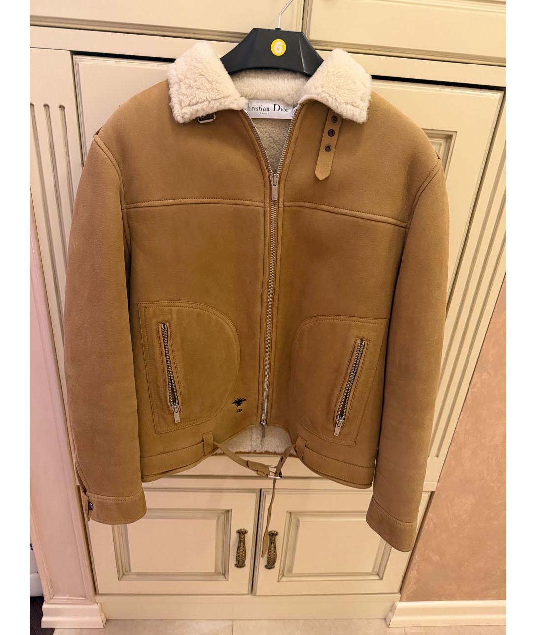 CHRISTIAN DIOR Коричневая дубленка, фото 9