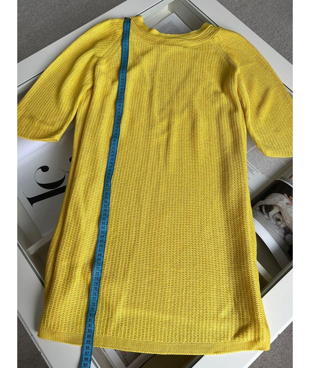 HERMES Желтый кардиган, фото 8