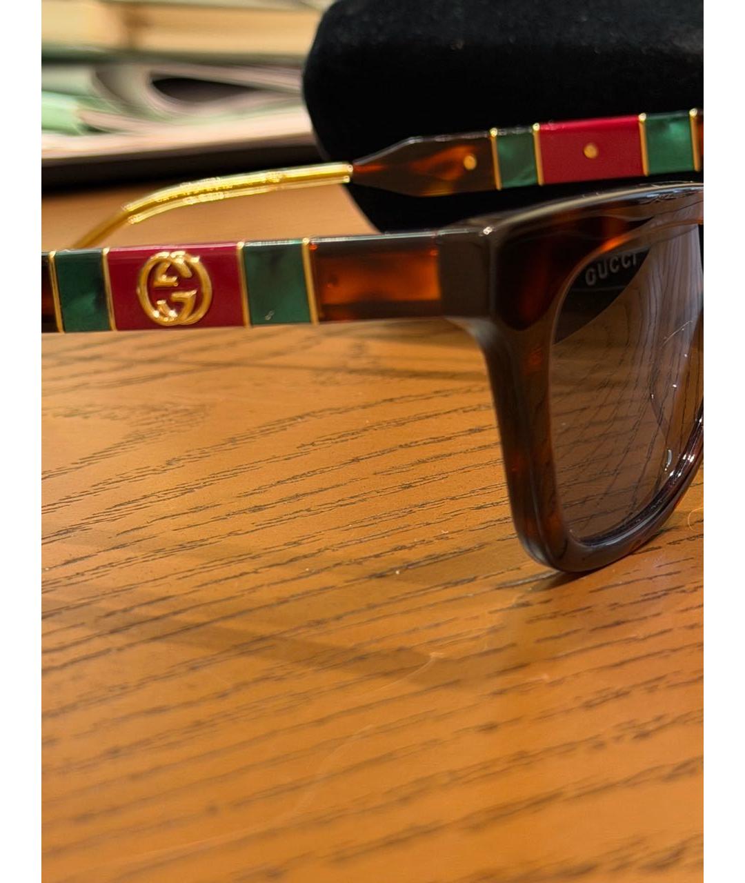 GUCCI Мульти пластиковые солнцезащитные очки, фото 3