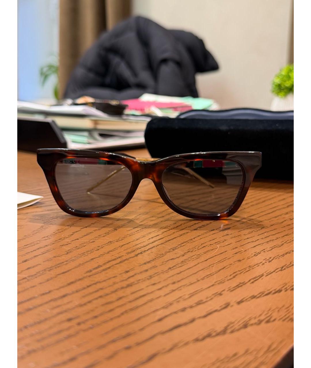 GUCCI Мульти пластиковые солнцезащитные очки, фото 5