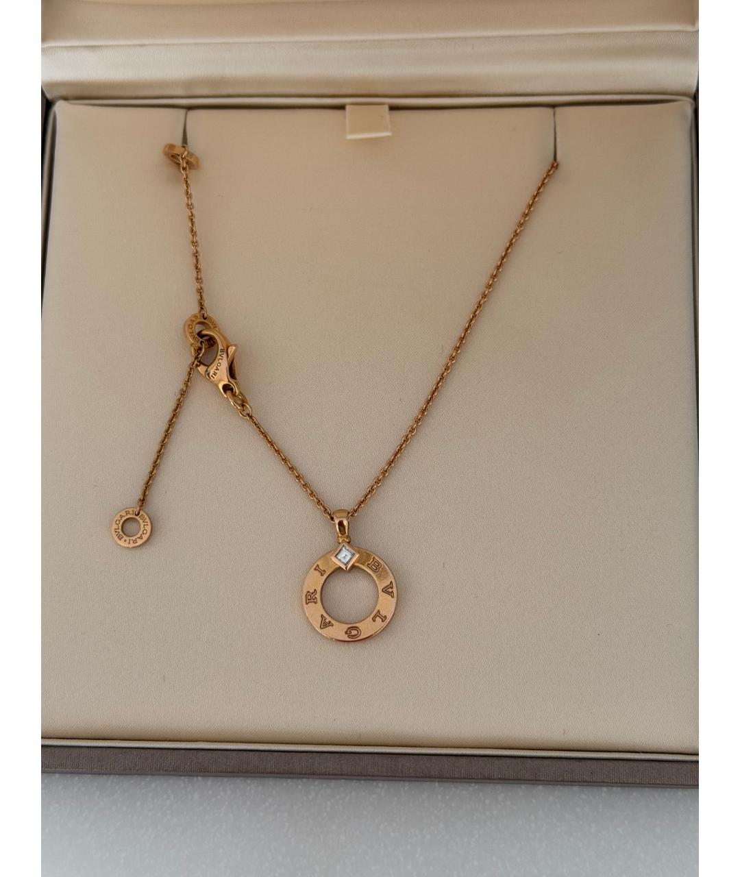BVLGARI Розовое колье из розового золота, фото 2