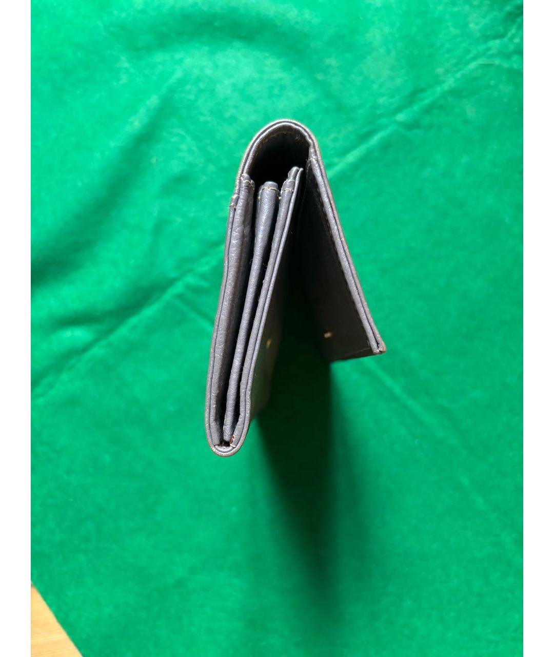 ETRO Серый кожаный кошелек, фото 6