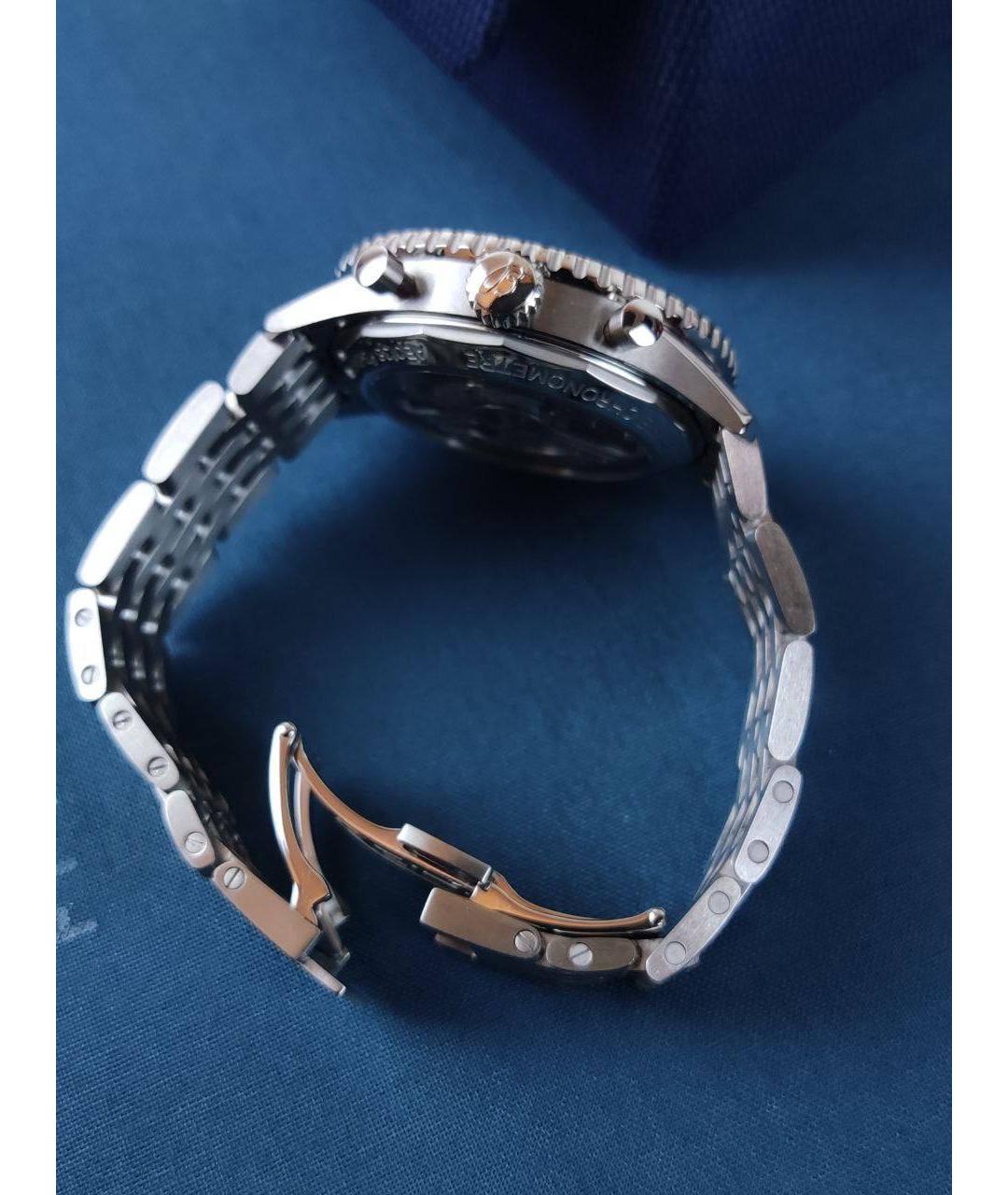 BREITLING Голубые металлические часы, фото 6