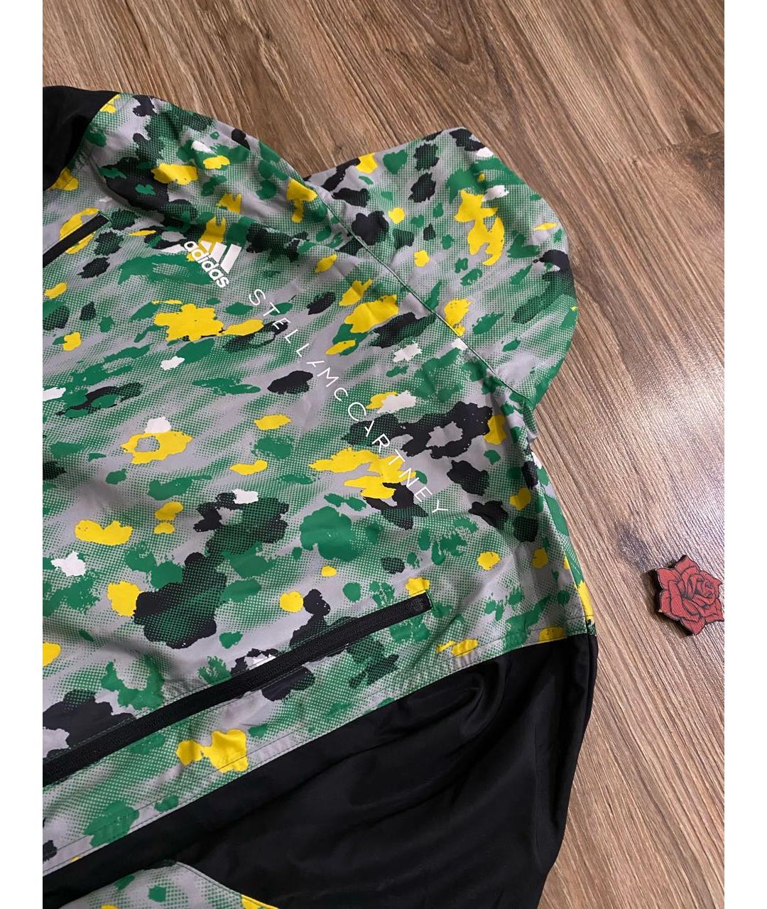 ADIDAS BY STELLA MCCARTNEY Зеленая синтетическая спортивная куртка, фото 8