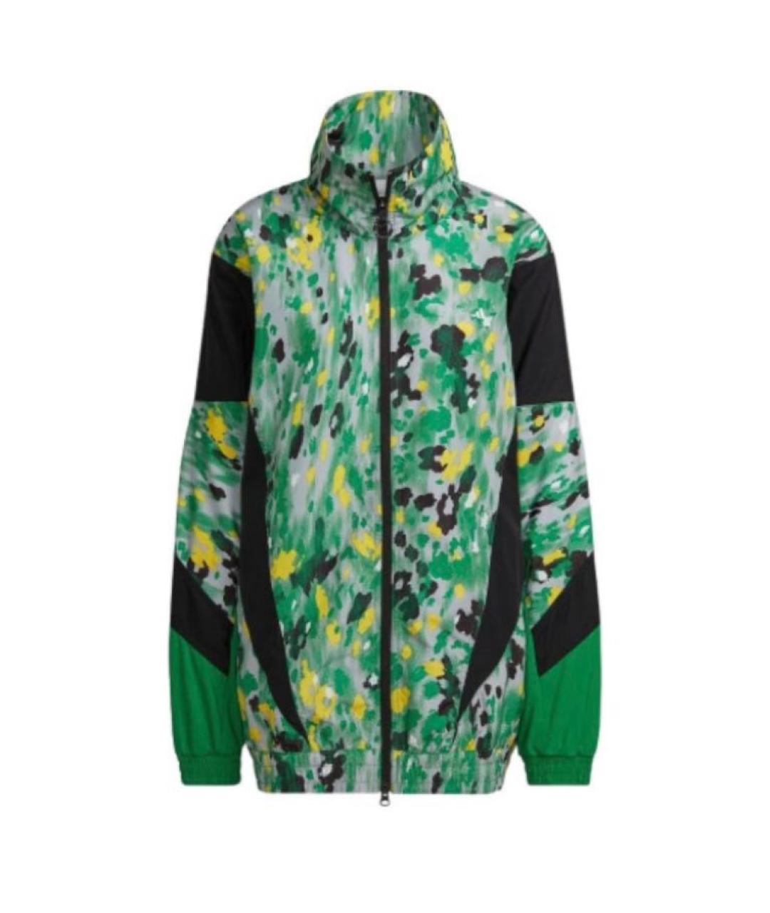ADIDAS BY STELLA MCCARTNEY Зеленая синтетическая спортивная куртка, фото 1