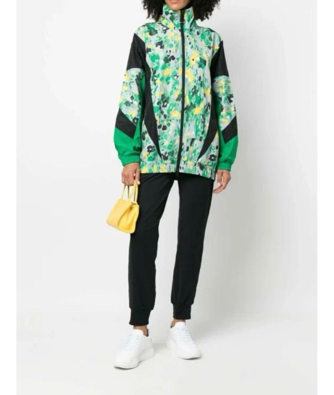 ADIDAS BY STELLA MCCARTNEY Зеленая синтетическая спортивная куртка, фото 4