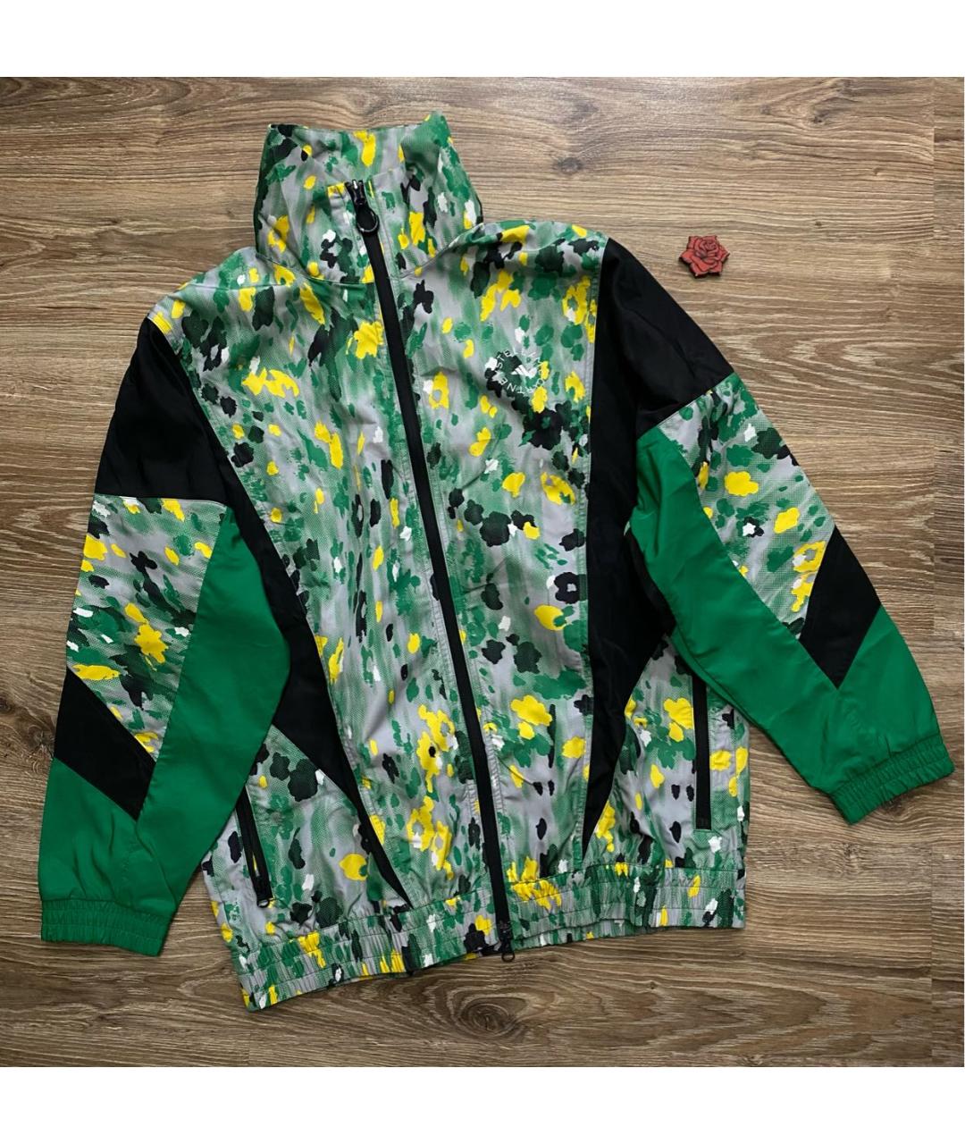 ADIDAS BY STELLA MCCARTNEY Зеленая синтетическая спортивная куртка, фото 5