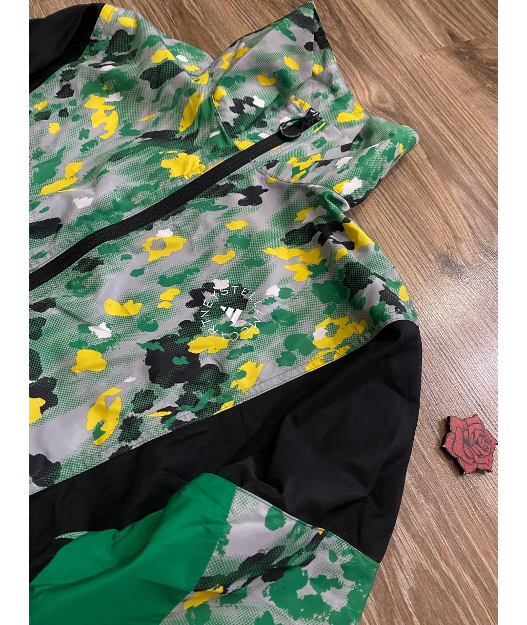 ADIDAS BY STELLA MCCARTNEY Зеленая синтетическая спортивная куртка, фото 6