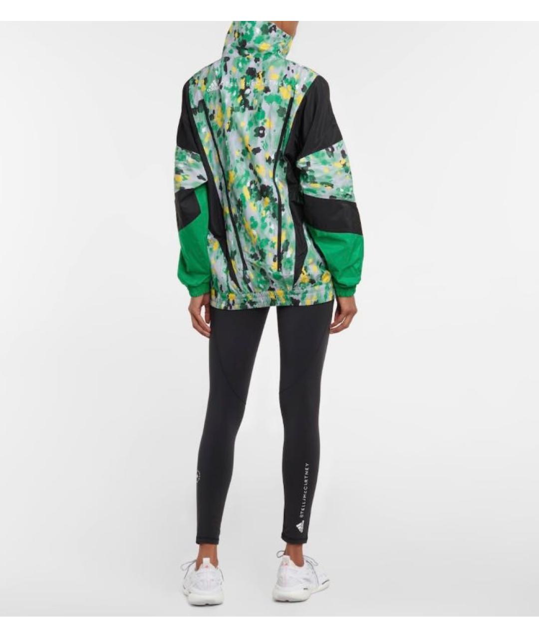 ADIDAS BY STELLA MCCARTNEY Зеленая синтетическая спортивная куртка, фото 3