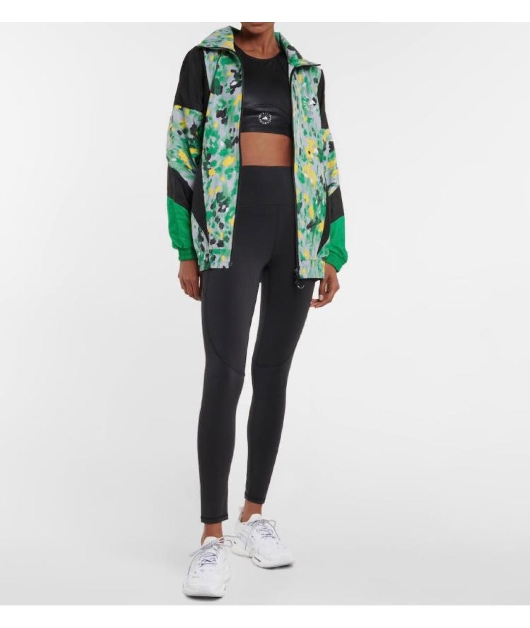 ADIDAS BY STELLA MCCARTNEY Зеленая синтетическая спортивная куртка, фото 2