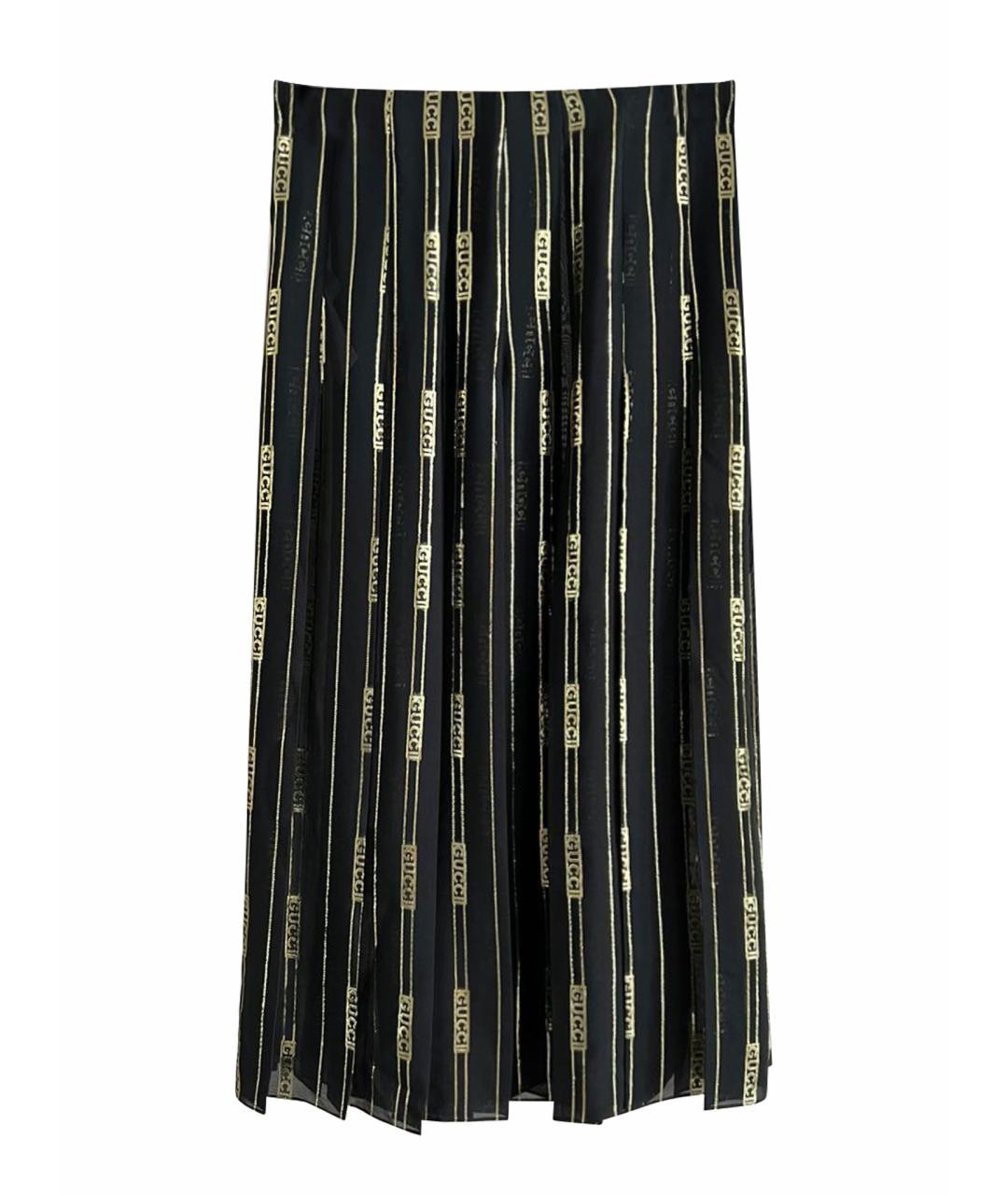 GUCCI Черная юбка макси, фото 1