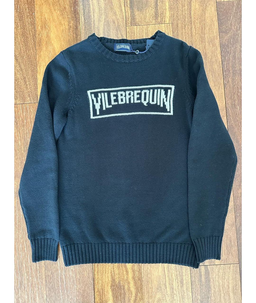 VILEBREQUIN Темно-синий хлопковый джемпер / свитер, фото 5