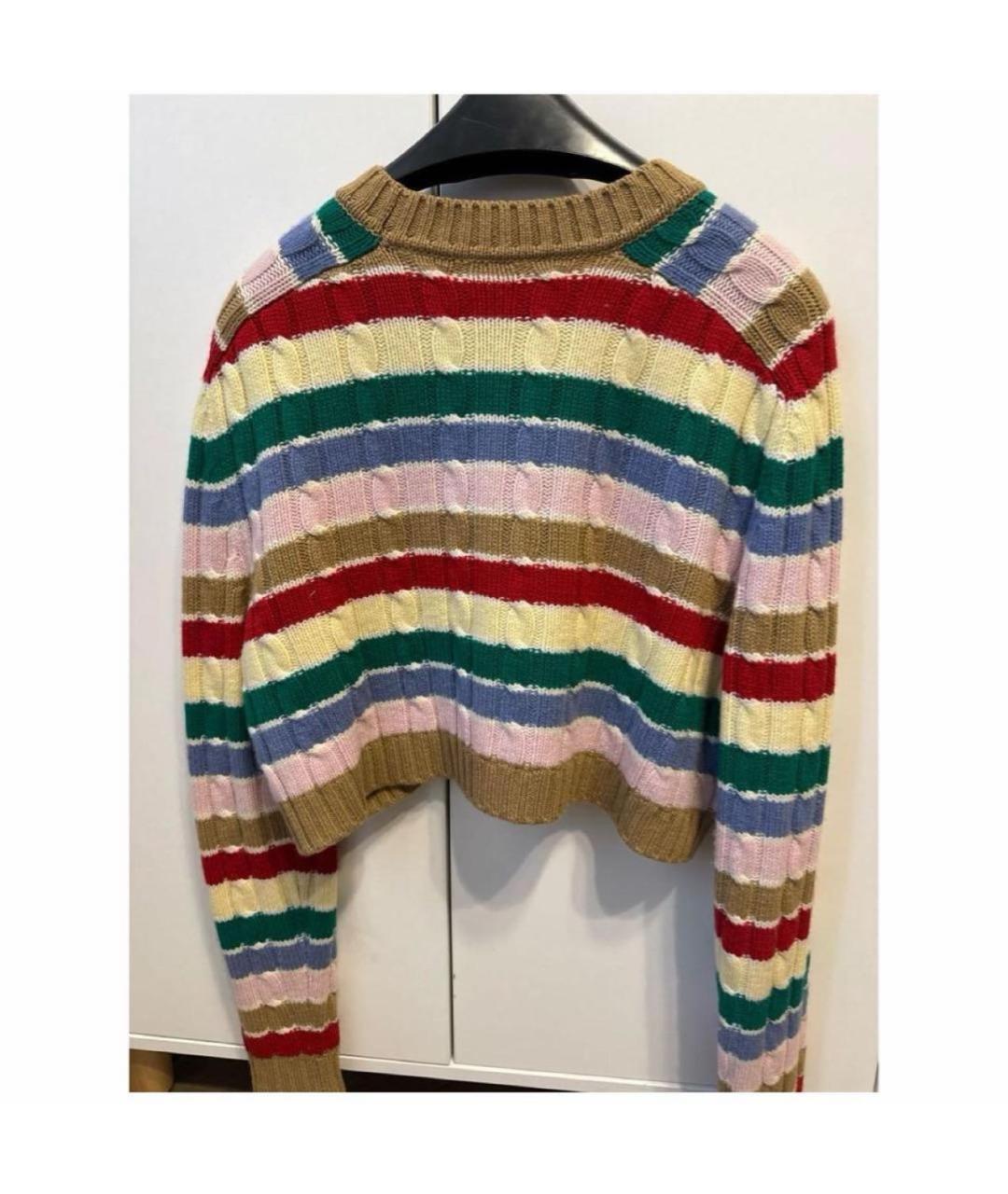 MIU MIU Мульти кашемировый джемпер / свитер, фото 3