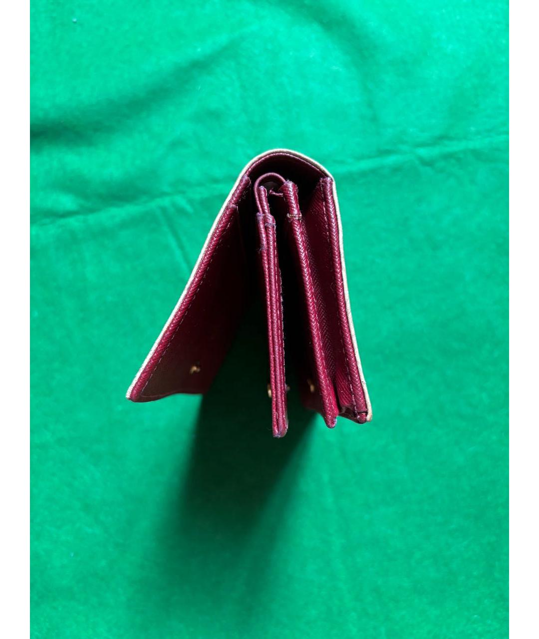 ETRO Бежевый кожаный кошелек, фото 6