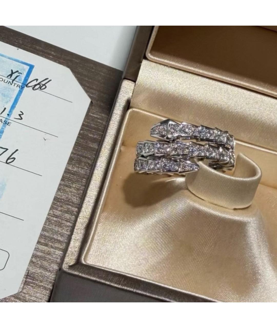 BVLGARI Серебряное кольцо из белого золота, фото 2