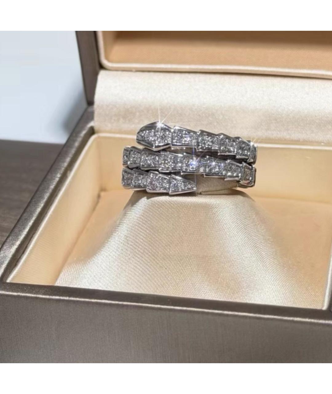 BVLGARI Серебряное кольцо из белого золота, фото 2