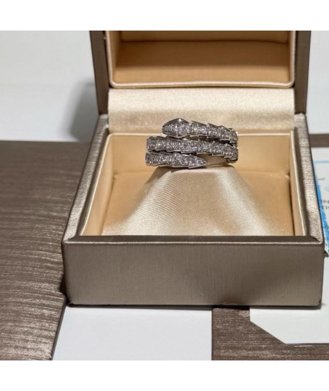 BVLGARI Серебряное кольцо из белого золота, фото 3