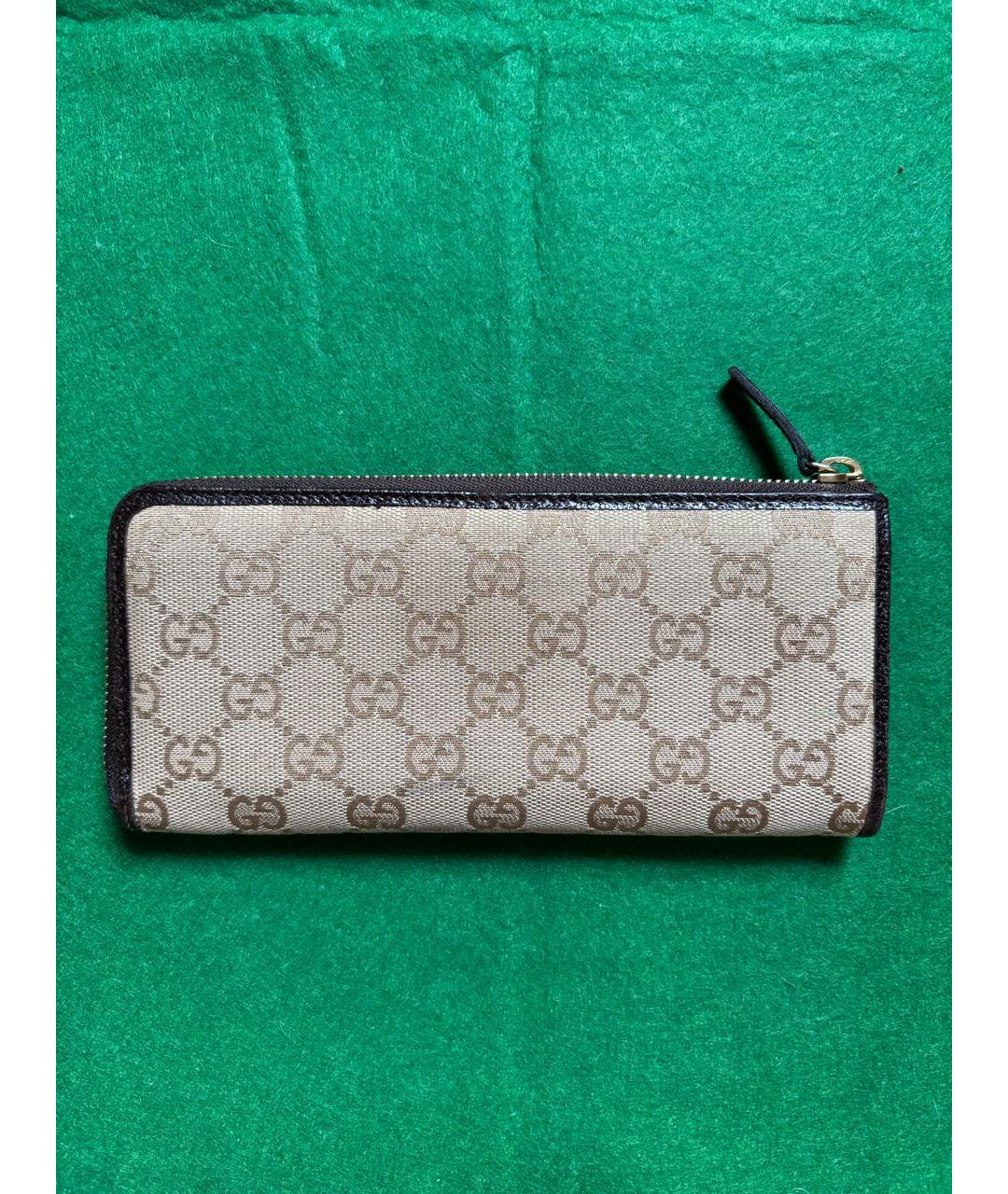 GUCCI Бежевый кошелек, фото 7