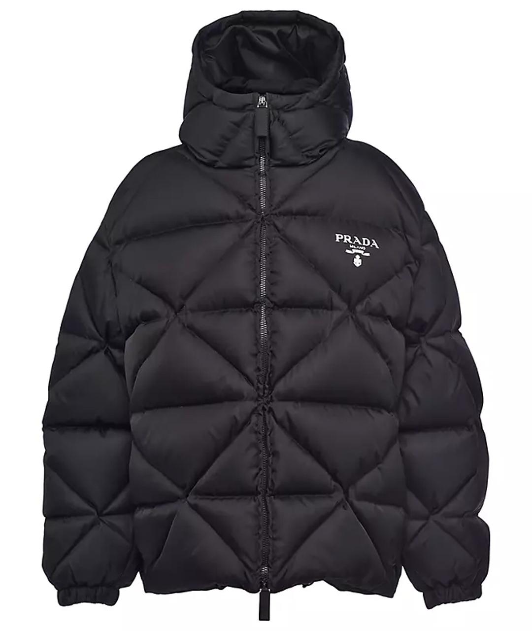 PRADA Черный пуховик, фото 1
