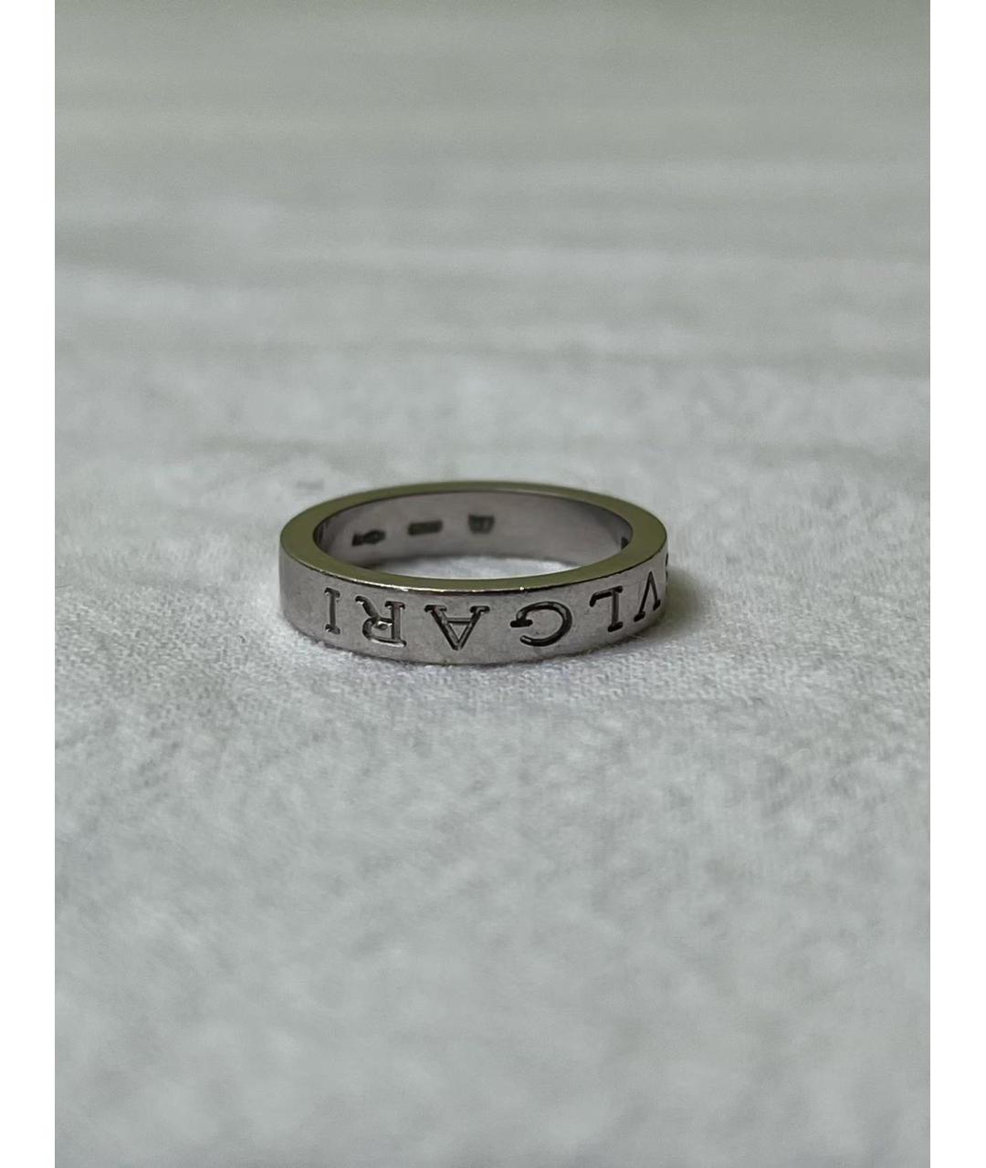 BVLGARI Серебряное кольцо из белого золота, фото 2