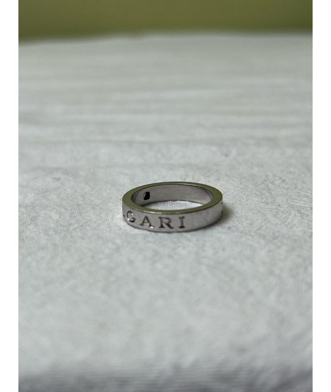 BVLGARI Серебряное кольцо из белого золота, фото 3