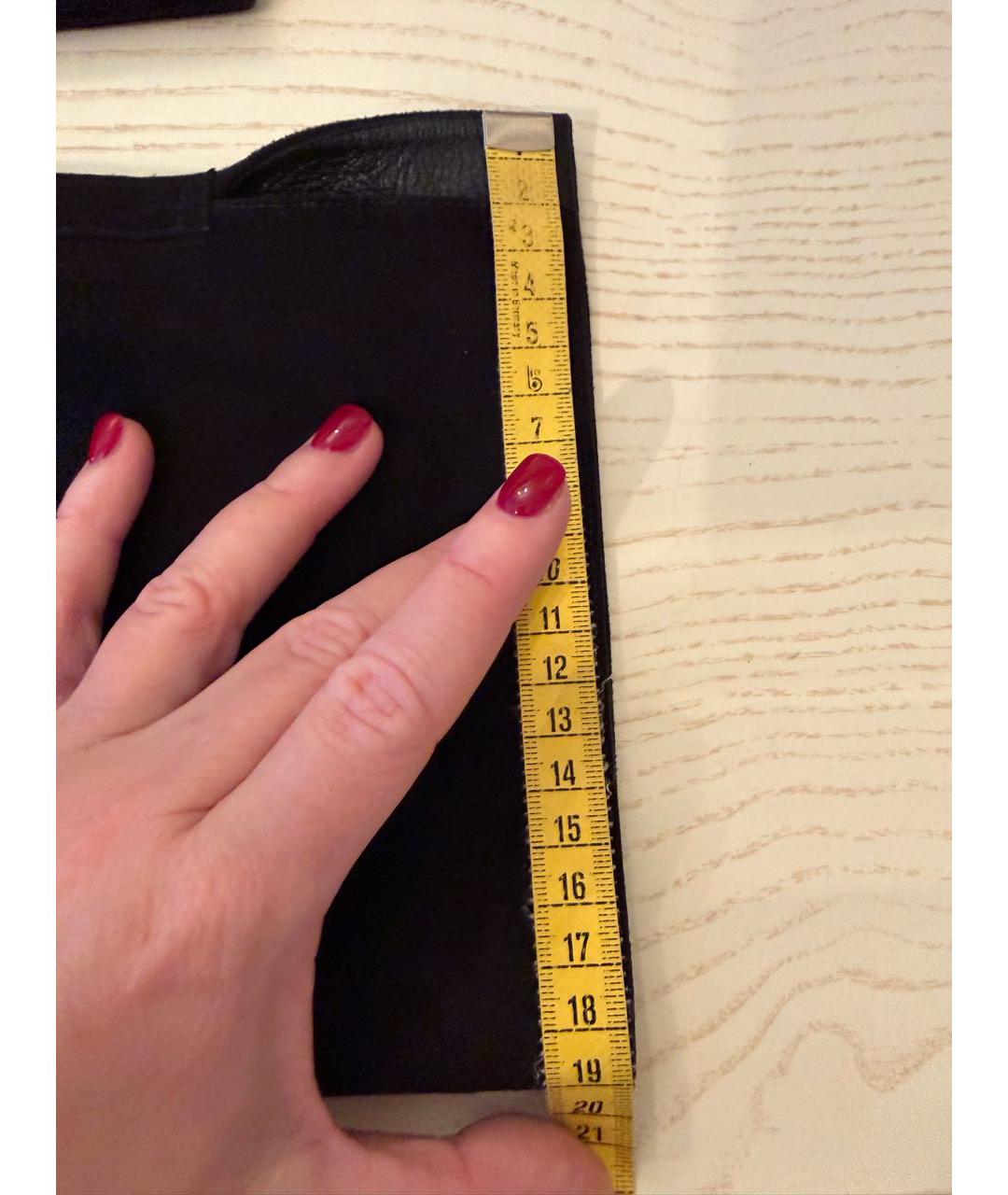 CHRISTIAN DIOR Черные замшевые сапоги, фото 7