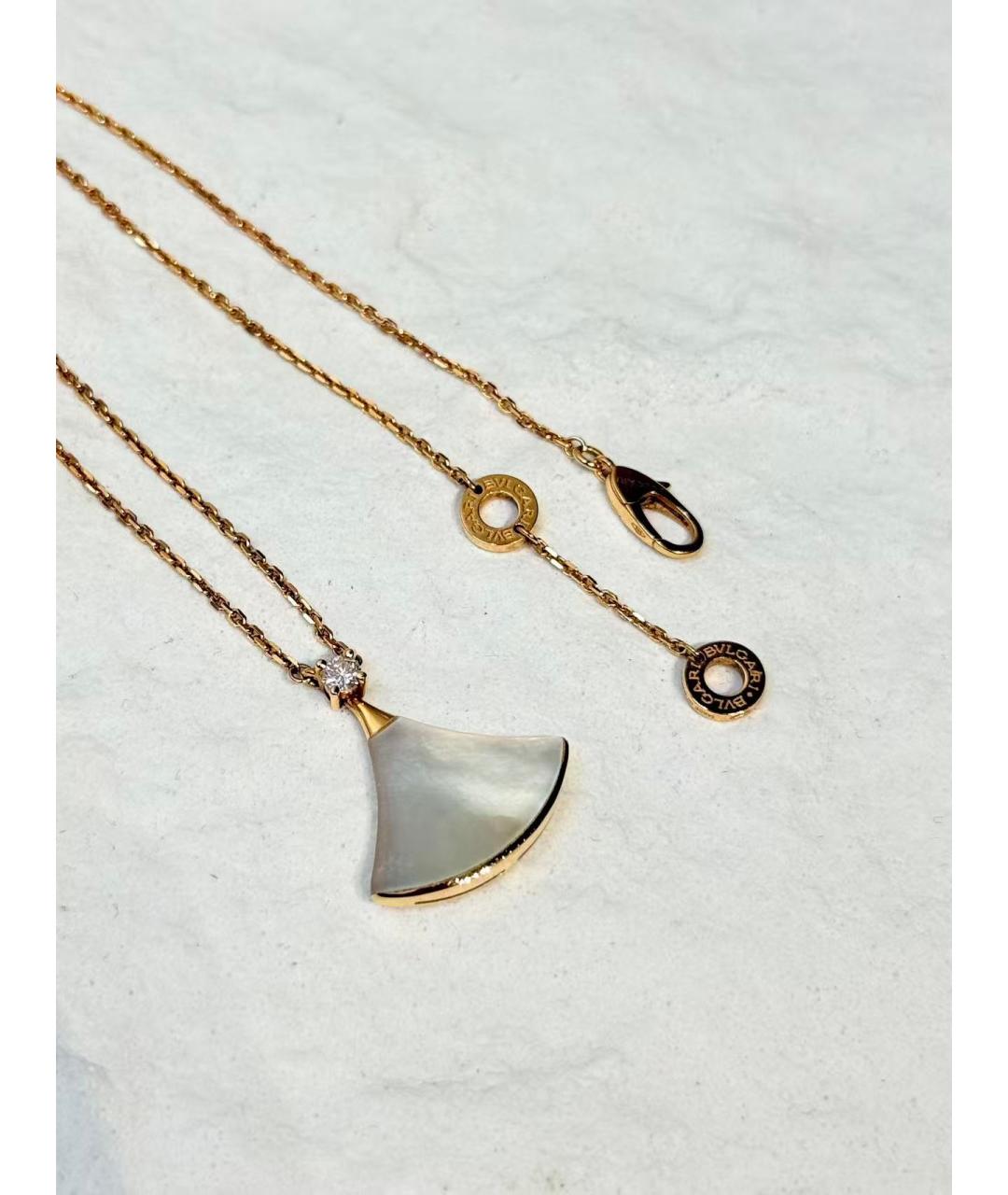 BVLGARI Белая подвеска, фото 3