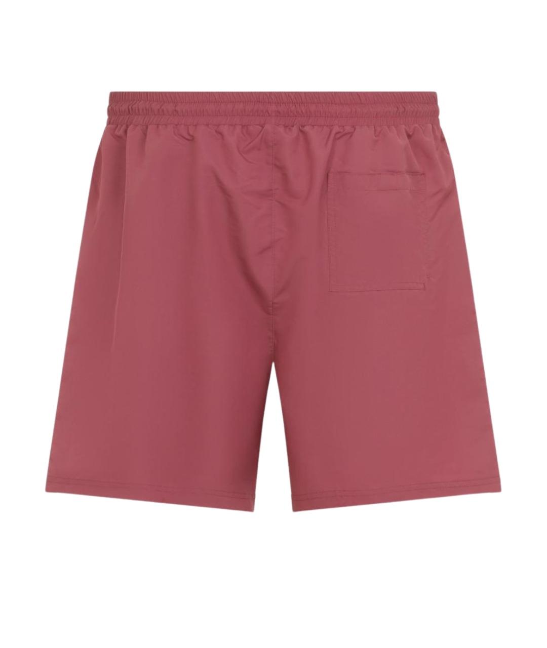BRUNELLO CUCINELLI Красные полиэстеровые шорты, фото 2