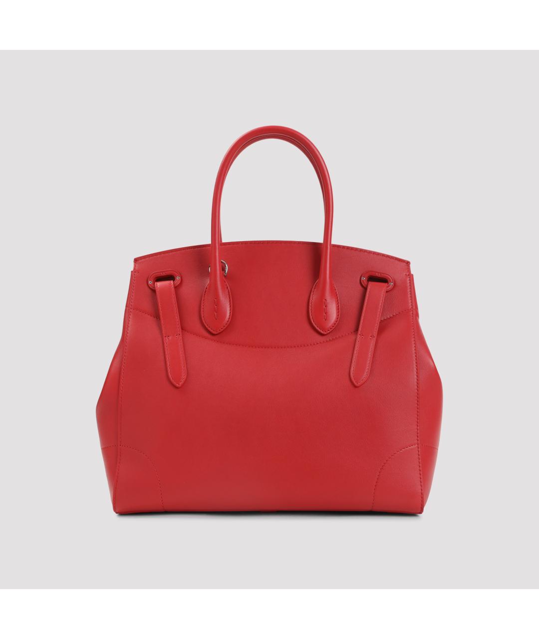 RALPH LAUREN COLLECTION Красная кожаная сумка через плечо, фото 2