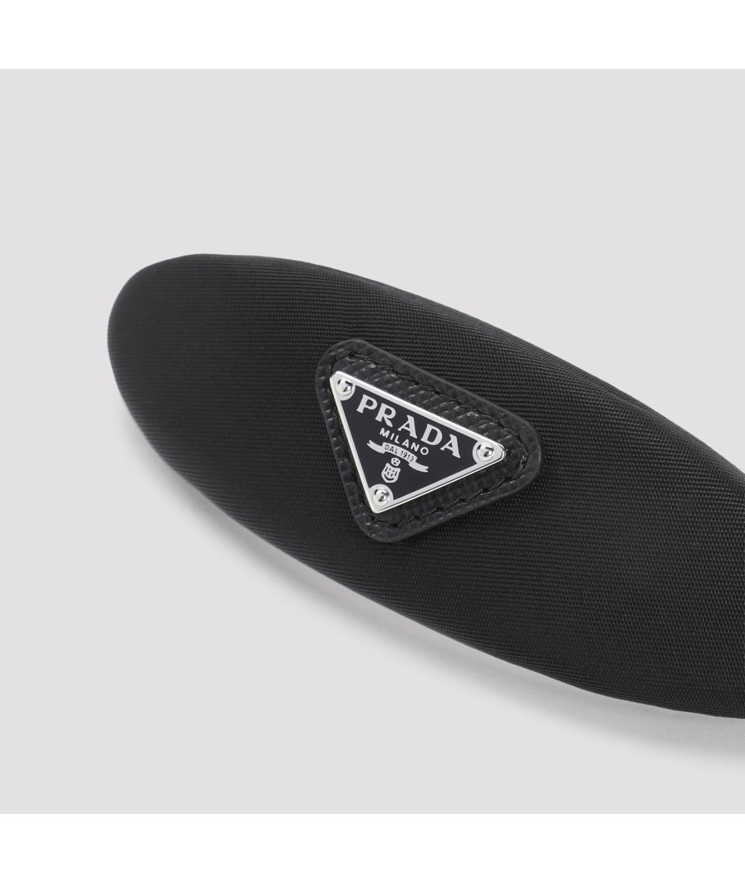 PRADA Черная заколка, фото 3