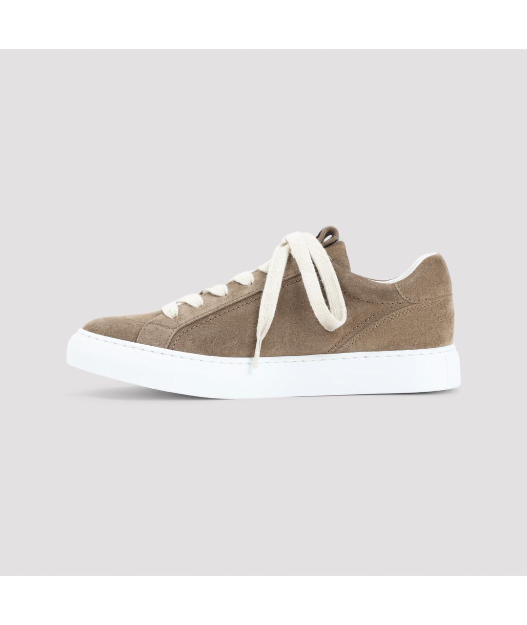 BRUNELLO CUCINELLI Кожаные кеды, фото 3