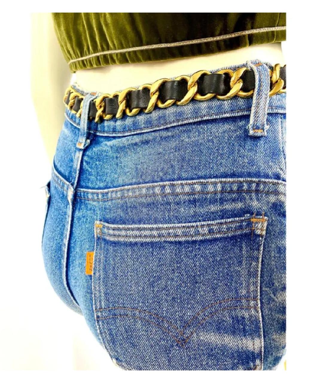 CHANEL Черный кожаный ремень, фото 5