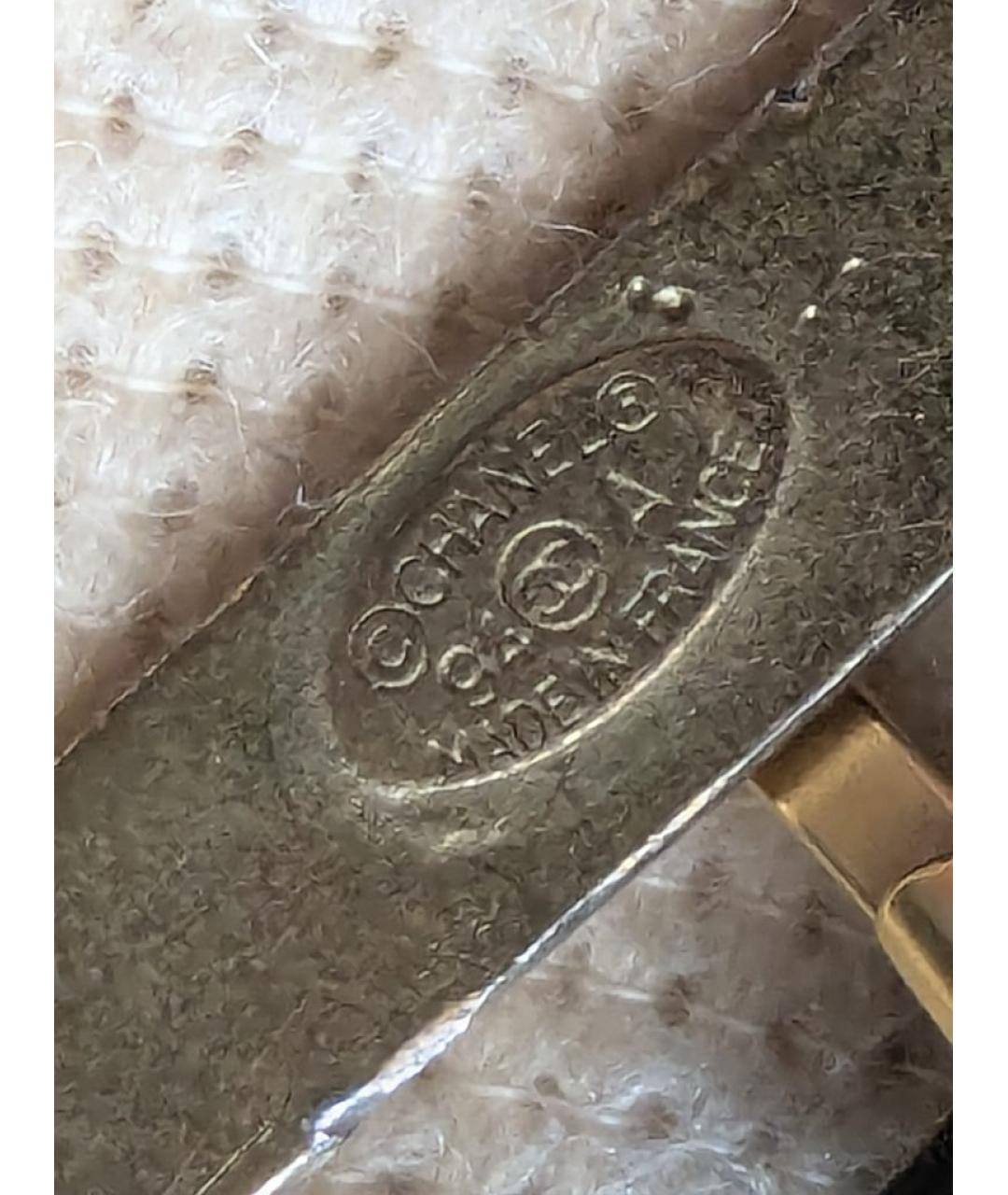 CHANEL Черный кожаный ремень, фото 7