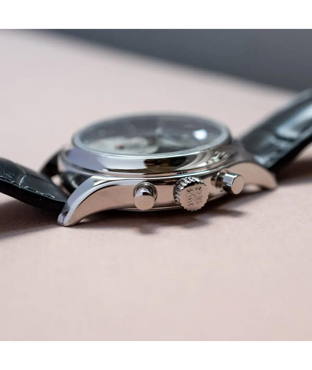 PATEK PHILIPPE Серые платиновые часы, фото 4