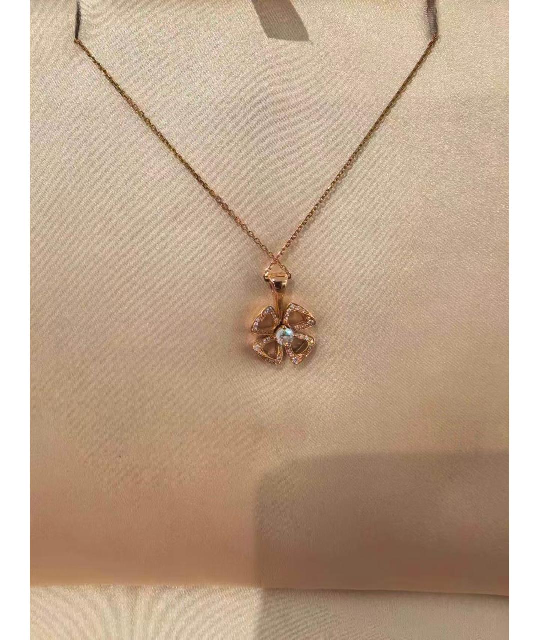 BVLGARI Золотая подвеска из розового золота, фото 2