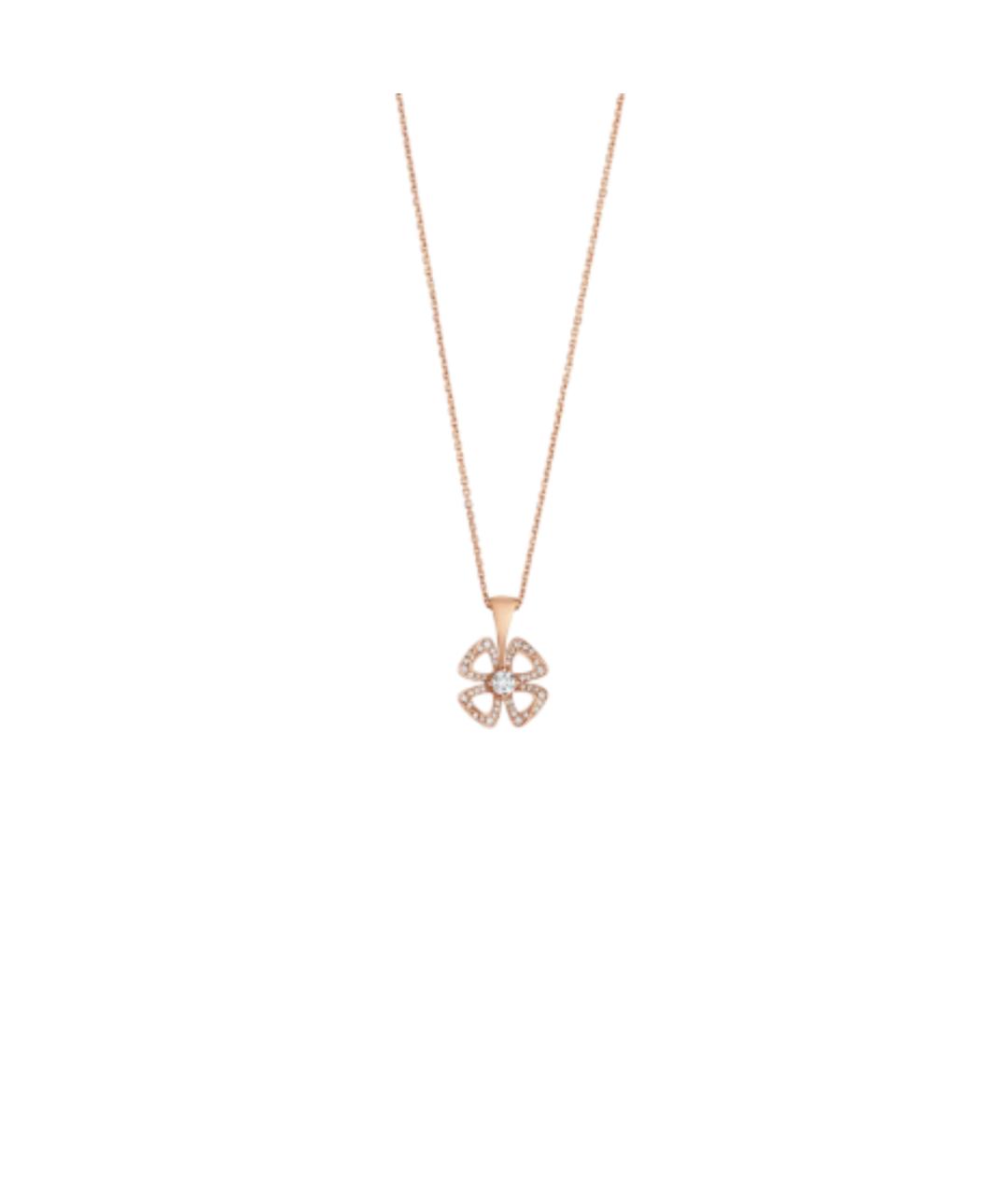 BVLGARI Золотая подвеска из розового золота, фото 5