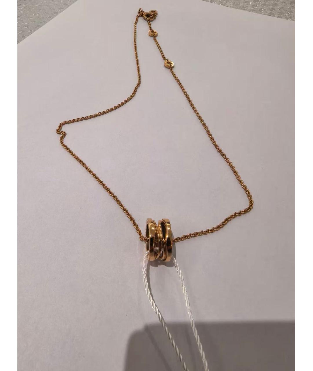 BVLGARI Золотая подвеска из розового золота, фото 4