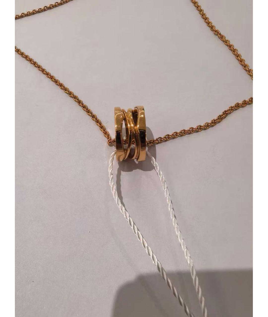 BVLGARI Золотая подвеска из розового золота, фото 2