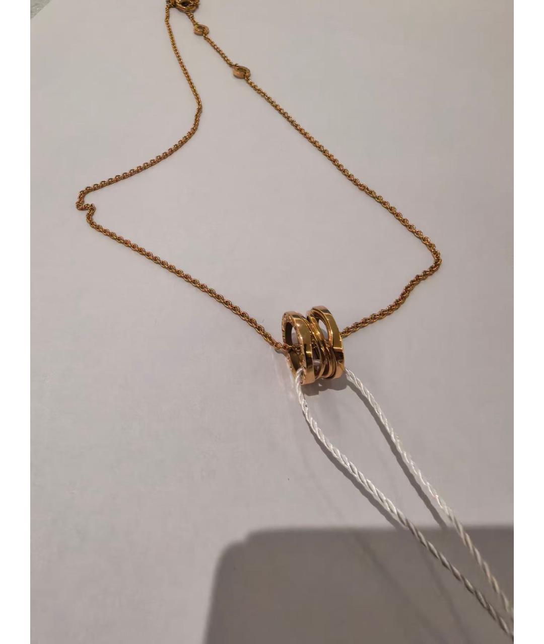 BVLGARI Золотая подвеска из розового золота, фото 3