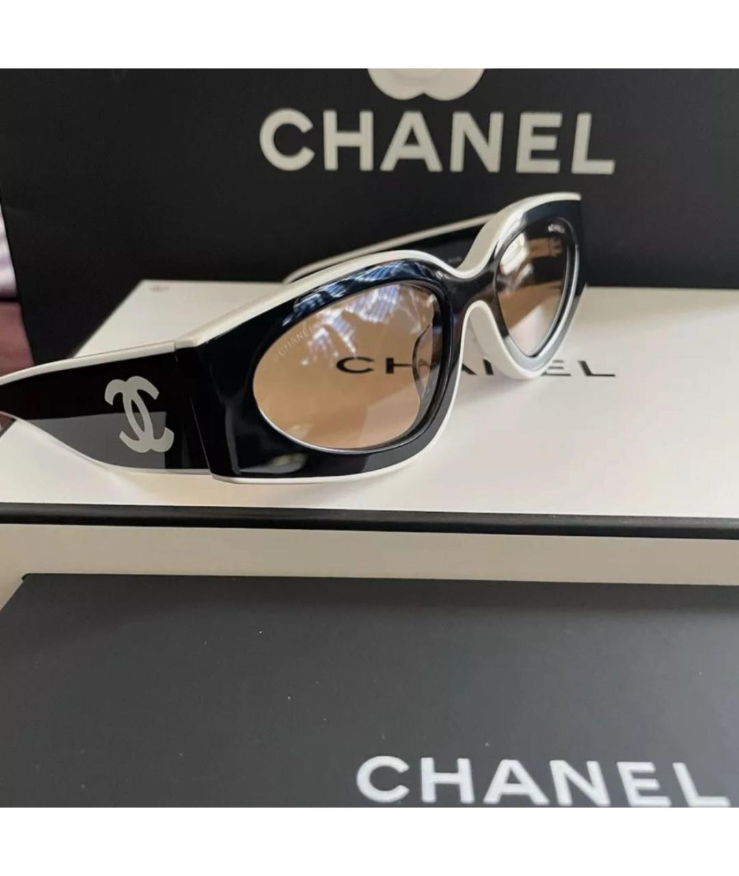 CHANEL Мульти пластиковые солнцезащитные очки, фото 2