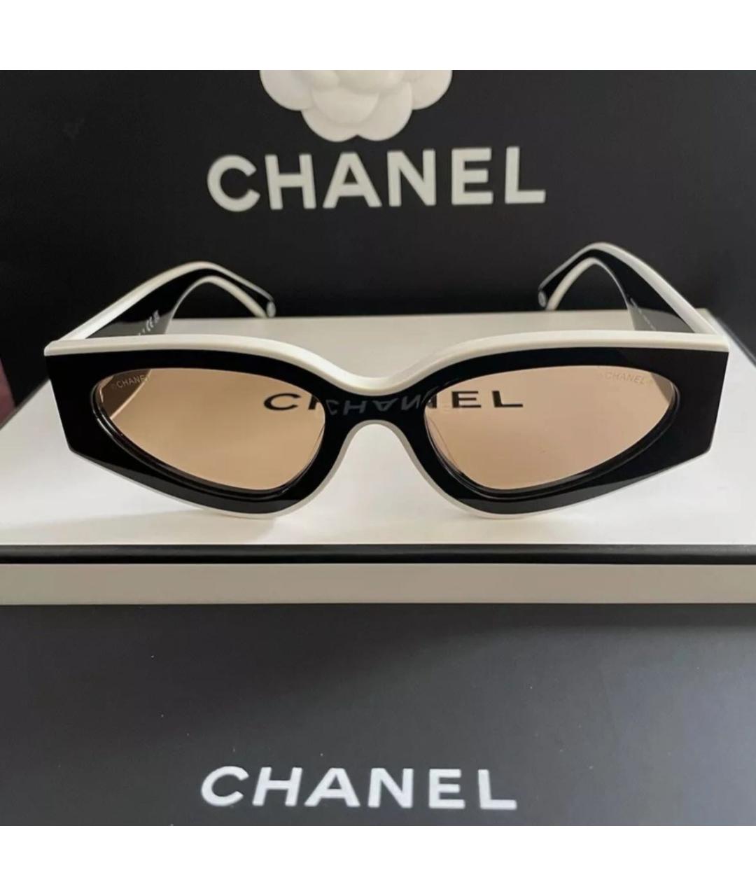 CHANEL Мульти пластиковые солнцезащитные очки, фото 4
