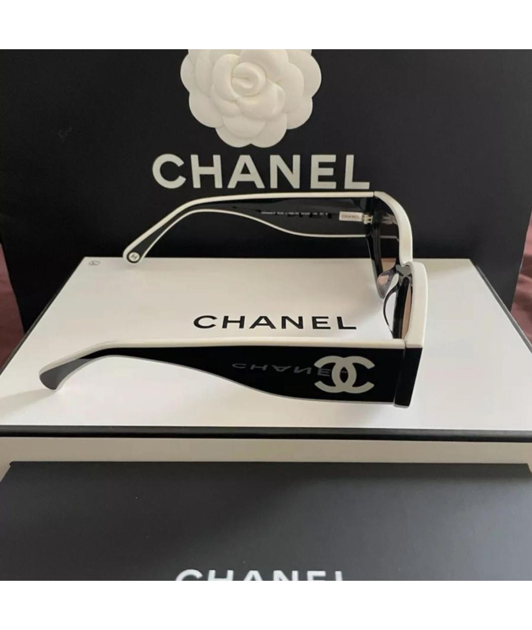 CHANEL Мульти пластиковые солнцезащитные очки, фото 3