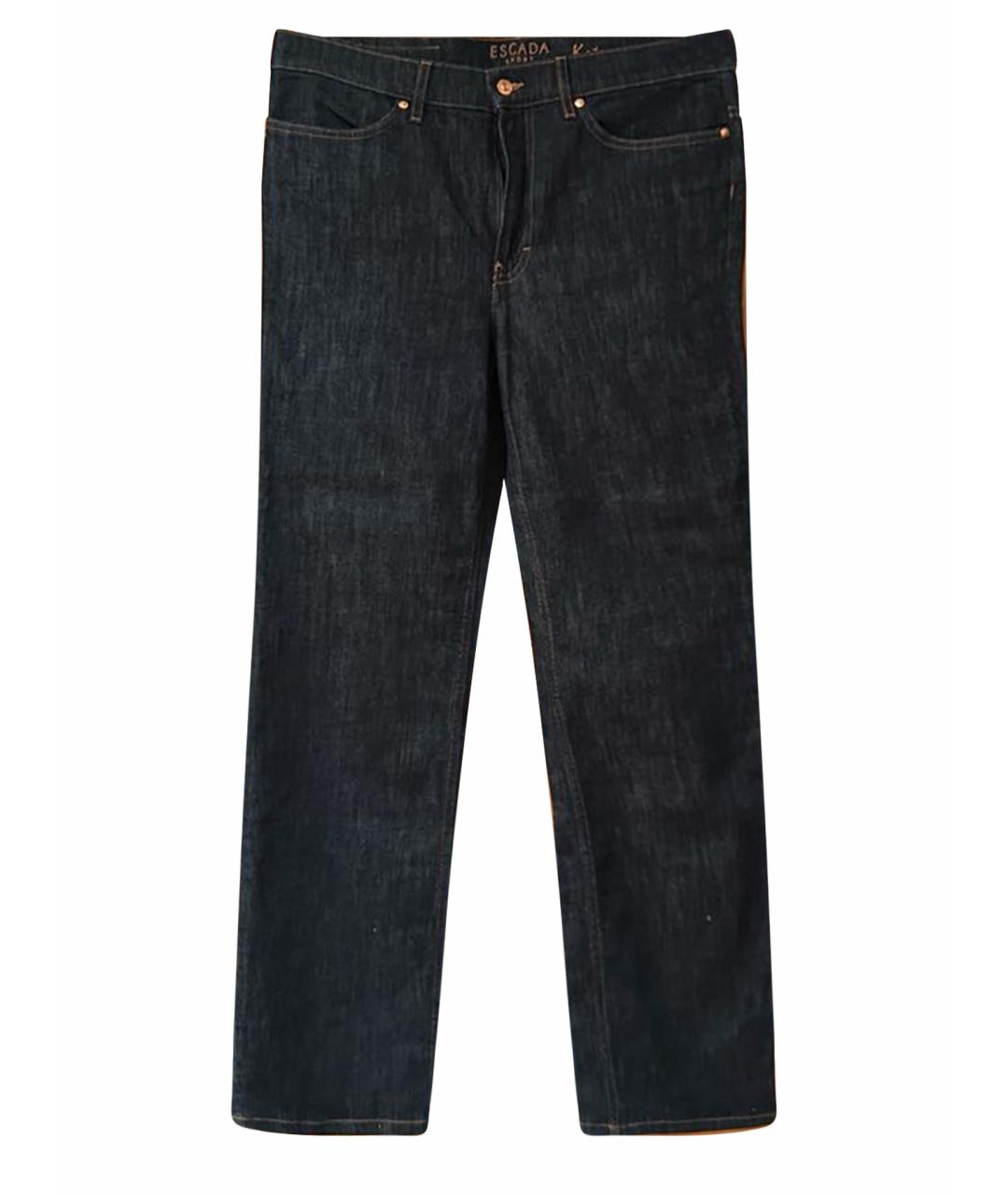 ESCADA Синие хлопковые джинсы клеш, фото 1