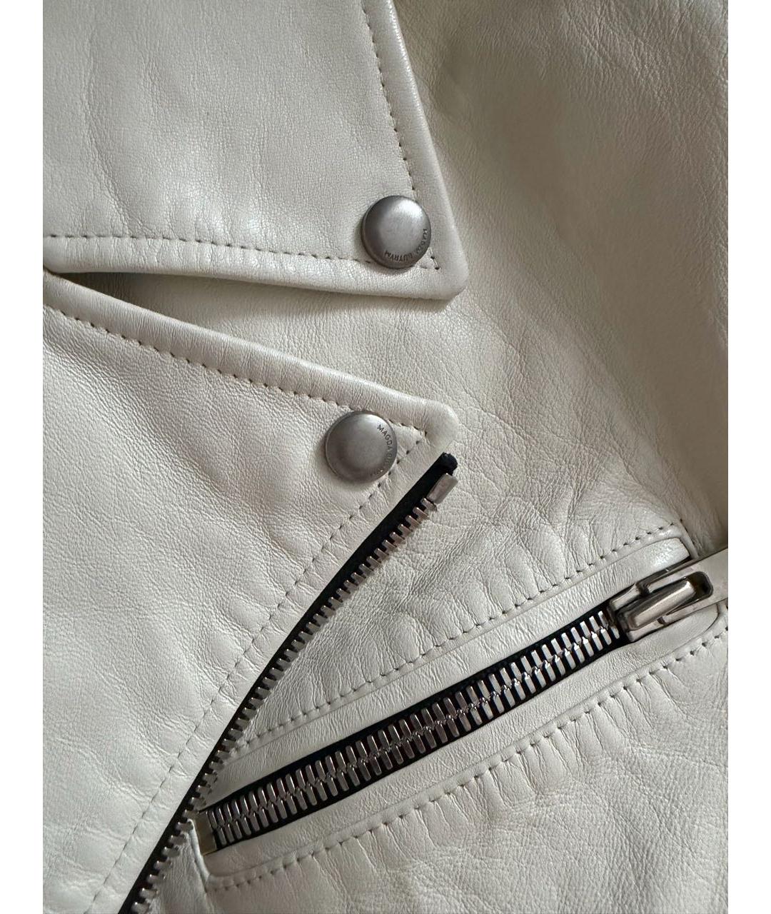 MAGDA BUTRYM Белая кожаная куртка, фото 4