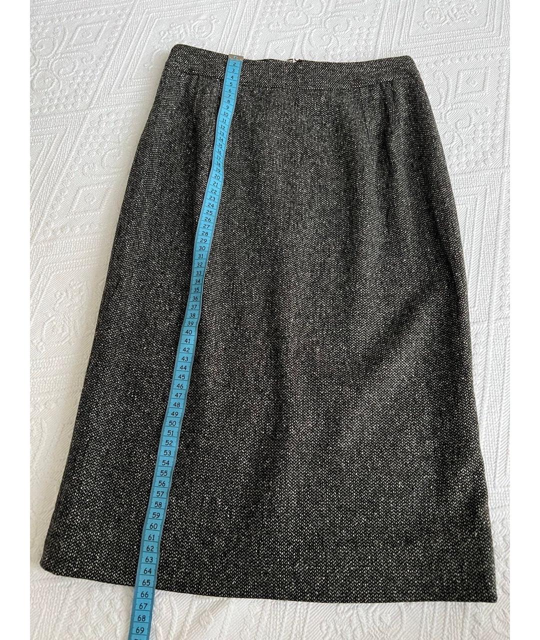 DOLCE&GABBANA Черная юбка макси, фото 6