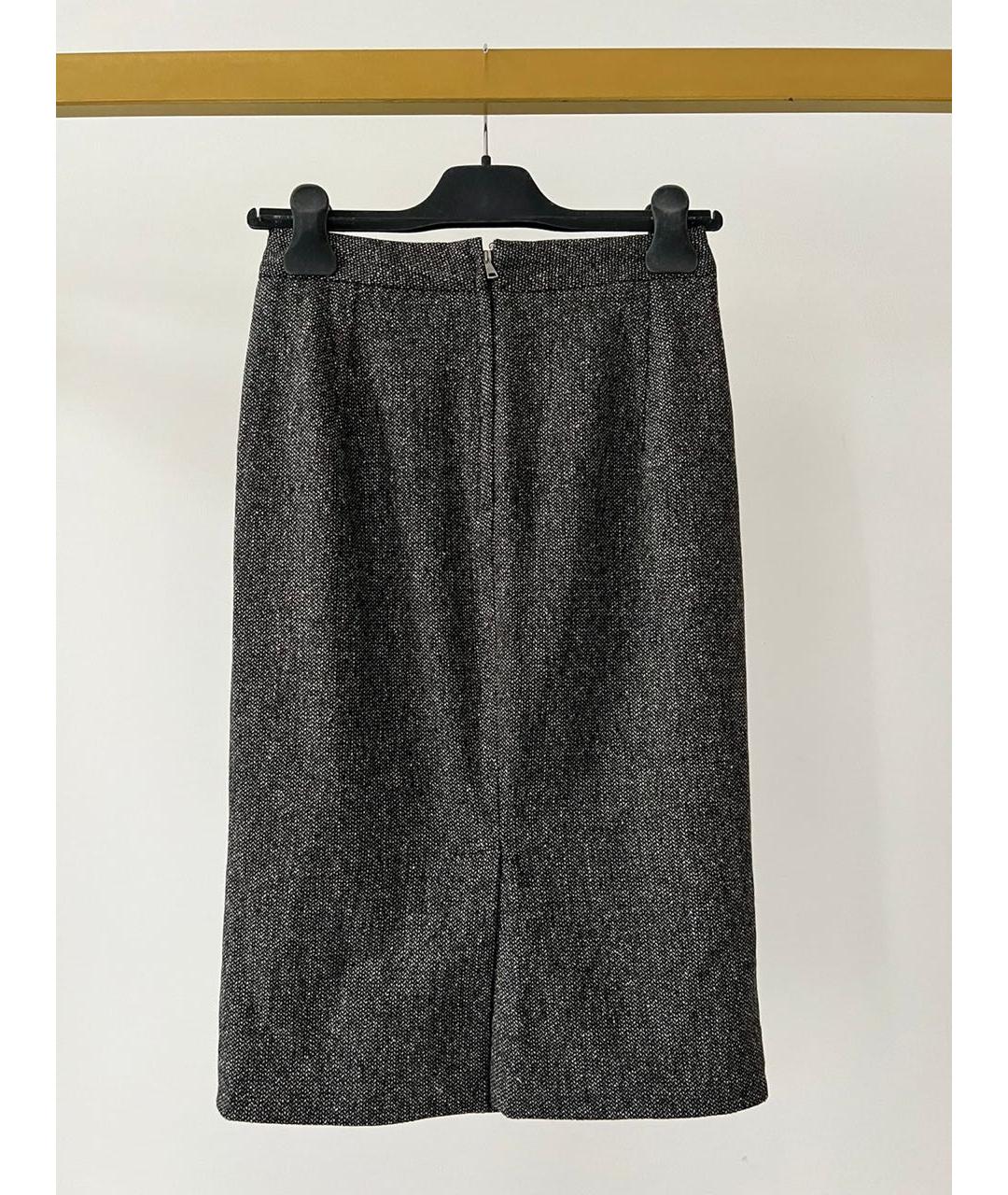 DOLCE&GABBANA Черная юбка макси, фото 2