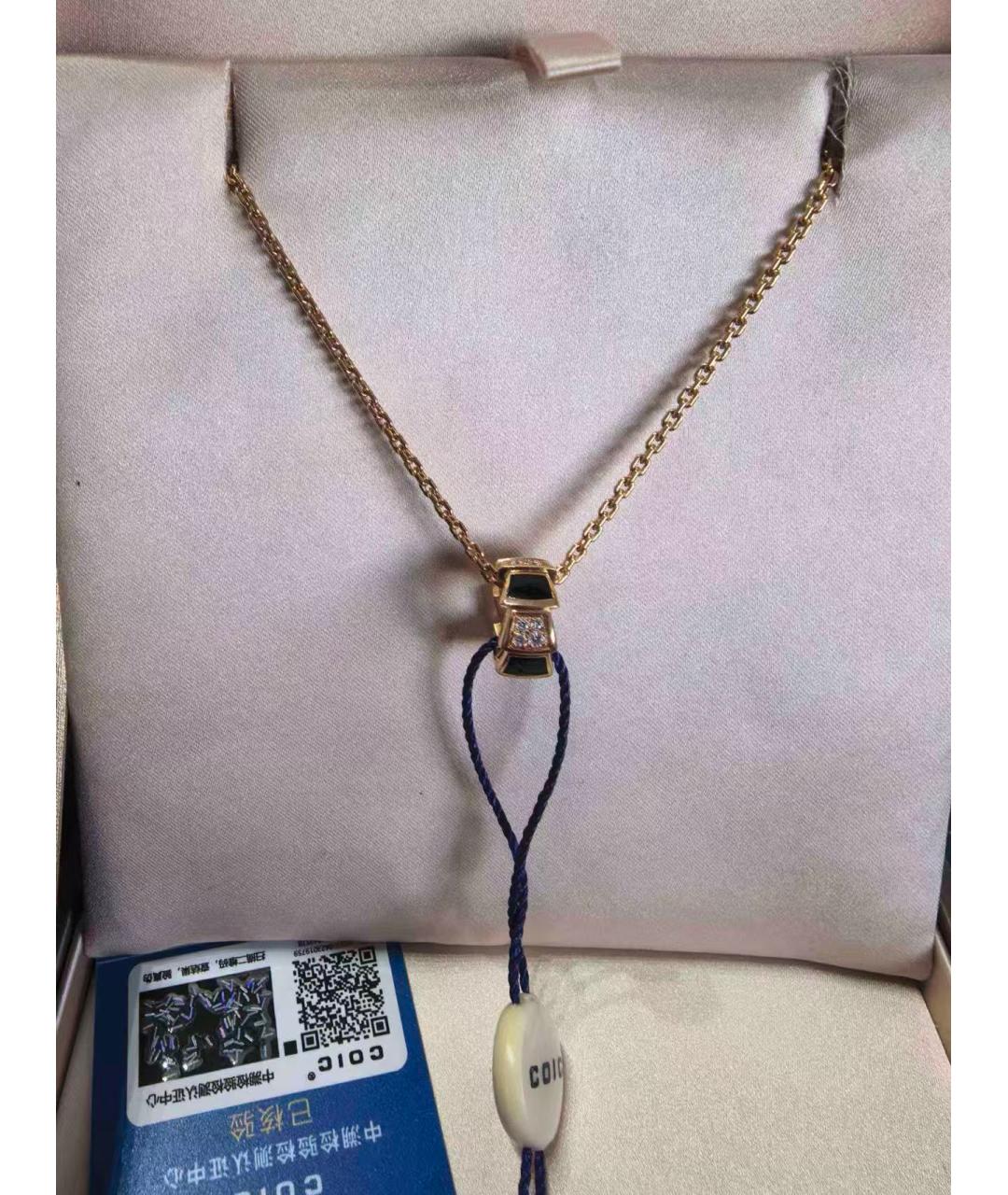 BVLGARI Золотое колье из розового золота, фото 4